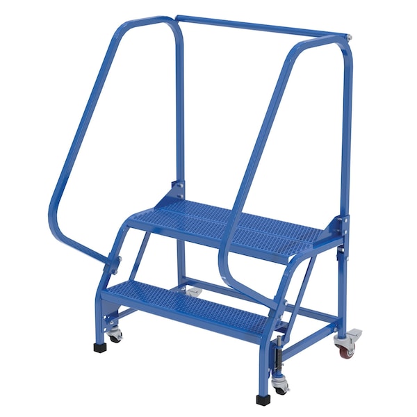 Vestil 50 H Steel PW Ladder, Perforated, 2 Step, 2 Steps LAD-PW-32-2-P - main